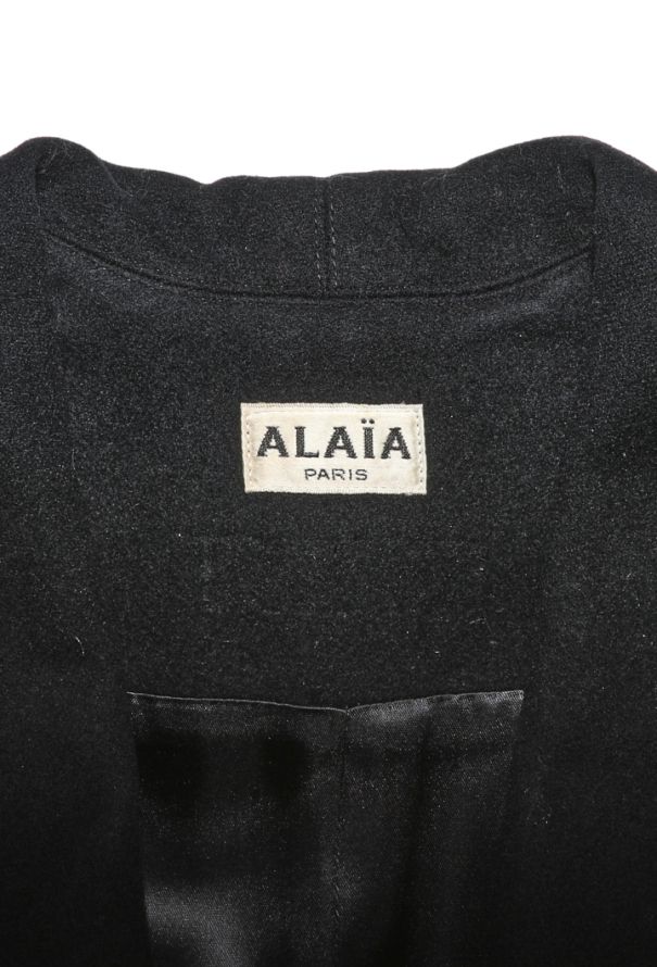 Alaïa Double-Breasted Hourglass Coat, 1986 - 8