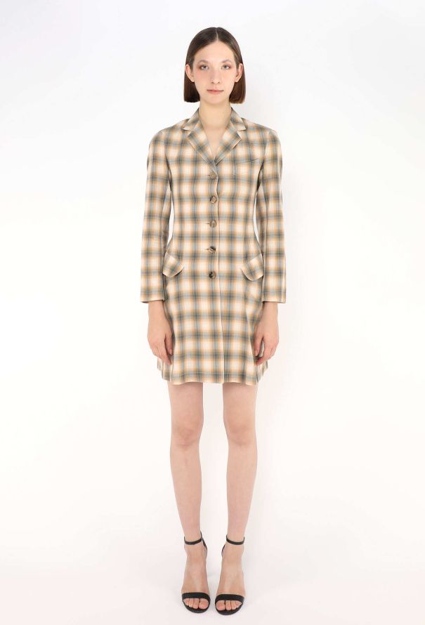 Alaïa Rare Early '90s Tartan Tunic - 2 Alaïa Rare Early '90s Tartan Tunic - 2