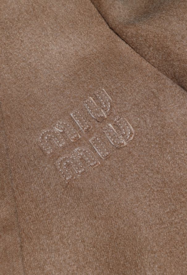 Miu Miu S/S 2022 Camel Logo Coat - 9