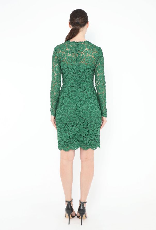 Valentino Guipure Floral Lace Dress - 4