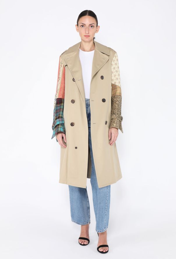 Junya Watanabe F/W 2017 Patchwork Trench Coat - 3
