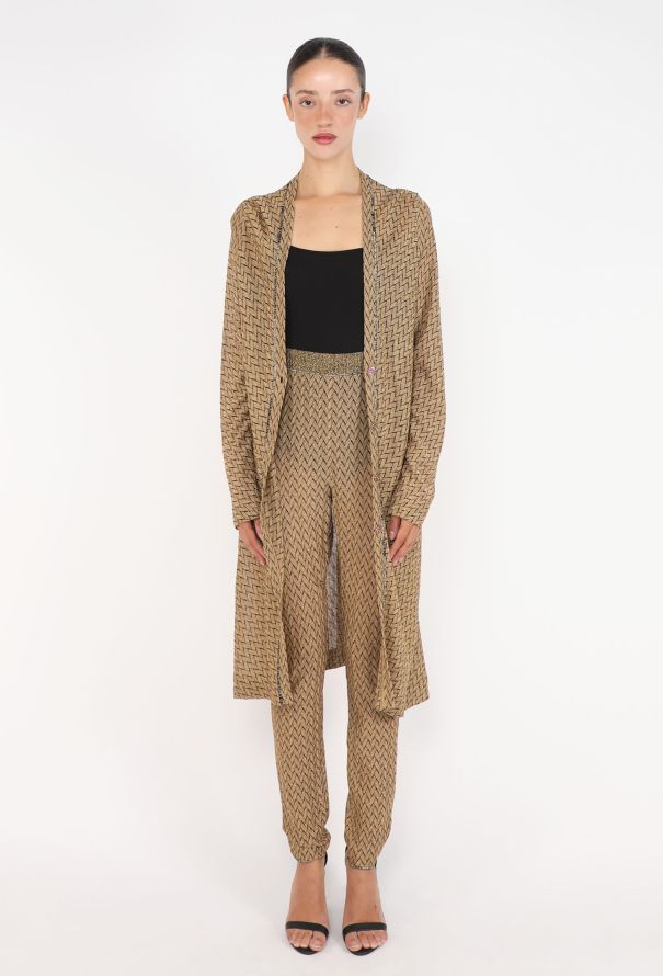 Missoni Chevron Lamé Tunic Ensemble - 4