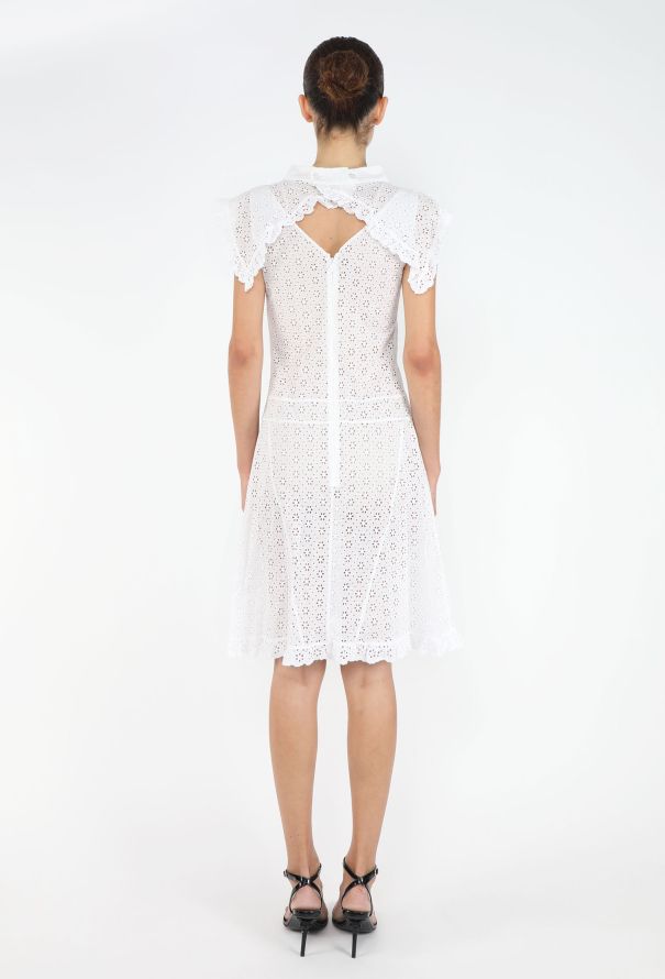 Chanel S/S 2001 Broderie Anglaise Day Dress - 5