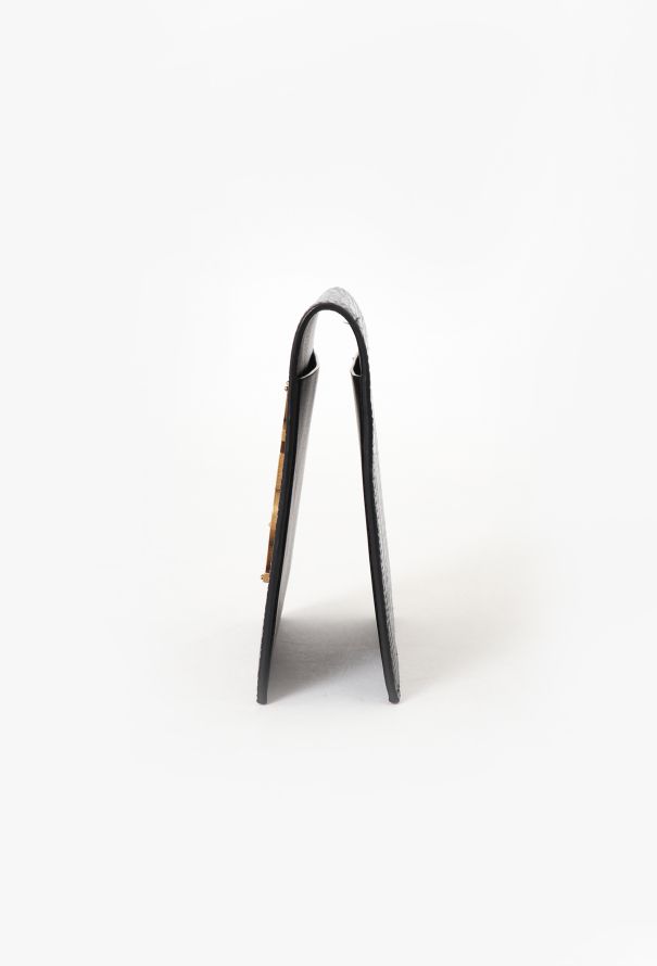 Saint Laurent F/W 2025 Show Invitation Leather Card Holder - 3 Saint Laurent F/W 2025 Show Invitation Leather Card Holder - 3