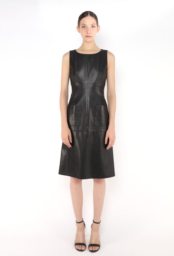 Chanel F/W 2016 Lambskin Shift Dress - 1