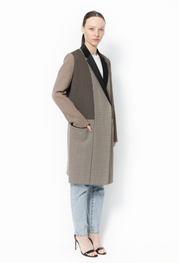 Céline Pre-Fall 2011 Houndstooth Crombie Coat - 5