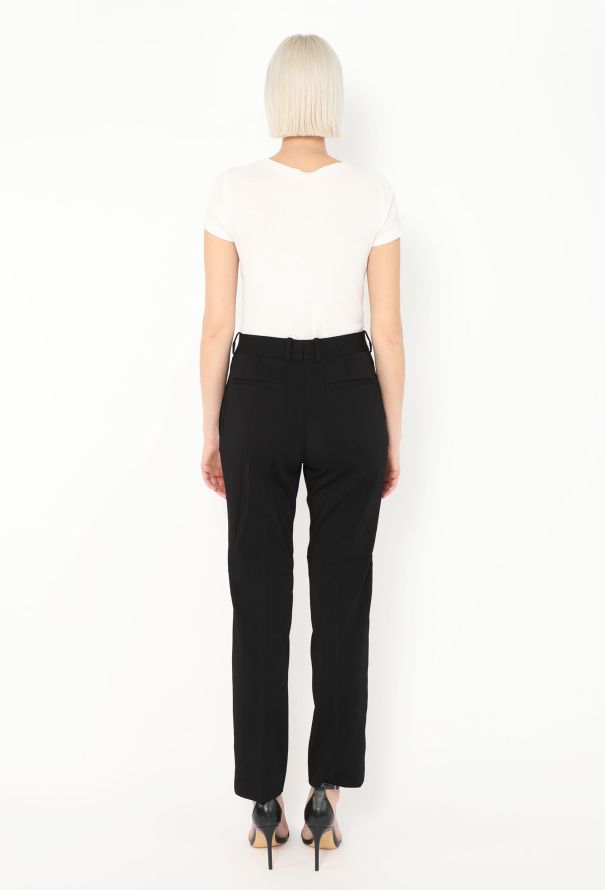 Céline Tapered Black Crêpe Trousers - 2011 - 3 Céline Tapered Black Crêpe Trousers - 2011 - 3