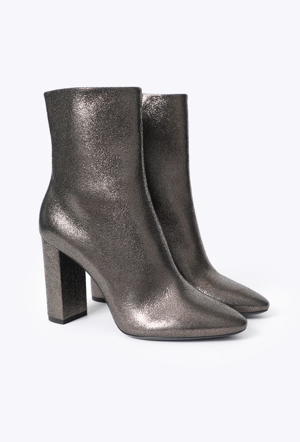Saint Laurent Metallic Chelsea Boots - 2