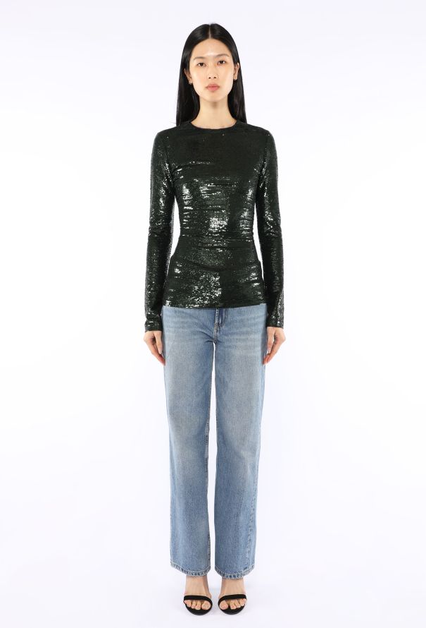 Tom Ford Sequin Embellished Top, 2022 - 2
