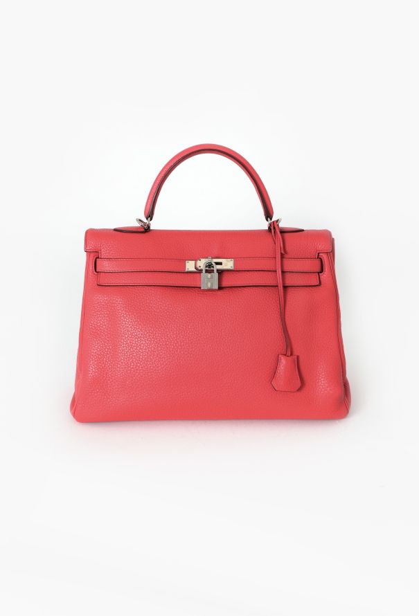 Hermès Rose Jaipur Clémence Kelly Retourné 35 - 1