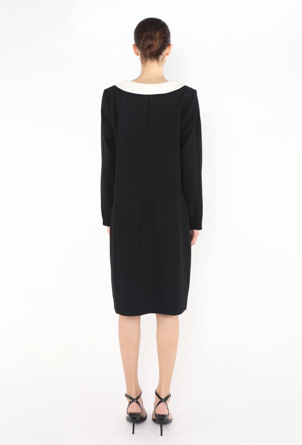 Saint Laurent F/W 1996 Contrast Shift Dress - 5