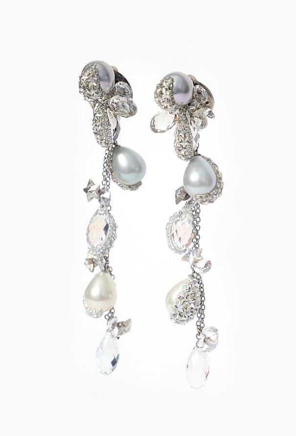 Daniel Swarovski 'Constella' Clip Earrings, 1990s - 4
