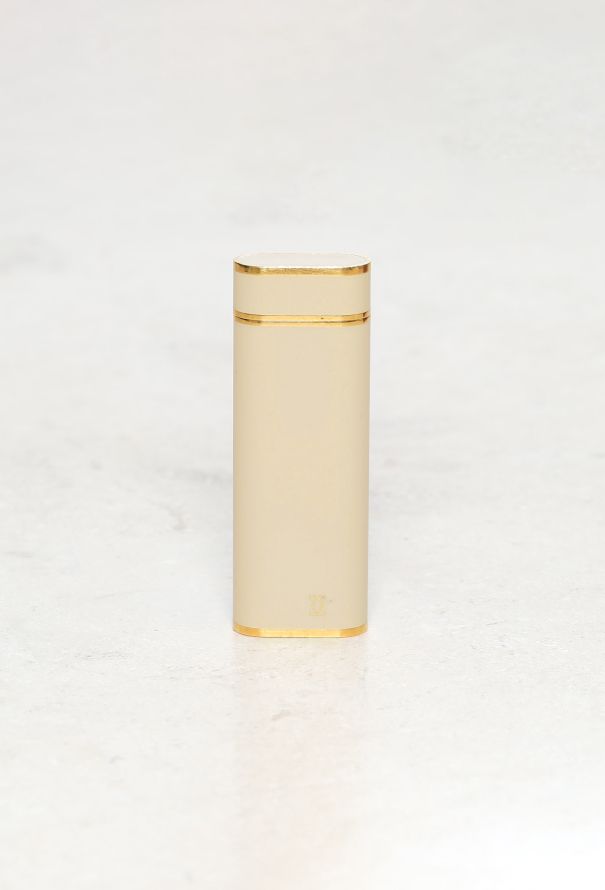 Cartier Vintage Ivory Lacquered Lighter - 1