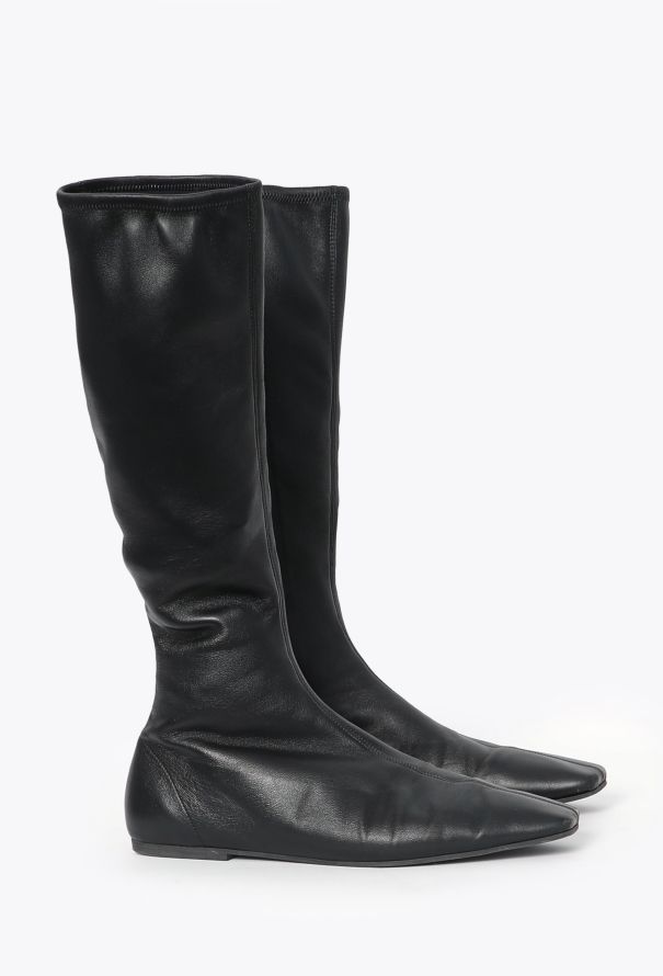 The Row 2023 Bette Leather Boots - 3