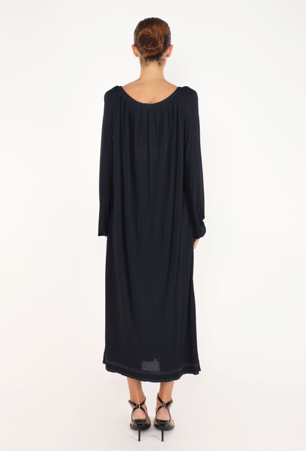 Jean Muir Pleated Jersey Dress, 1980s - 5