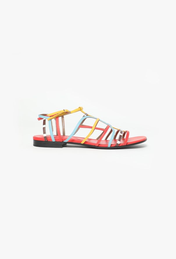 Hermès Colorblock Strap Sandals - 1