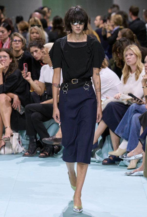 Prada S/S 2025 Belted Harness Skirt - 2