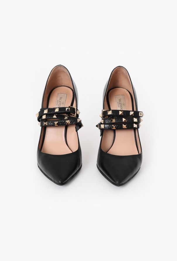 Valentino 2021 Leather Rockstud Pumps - 3