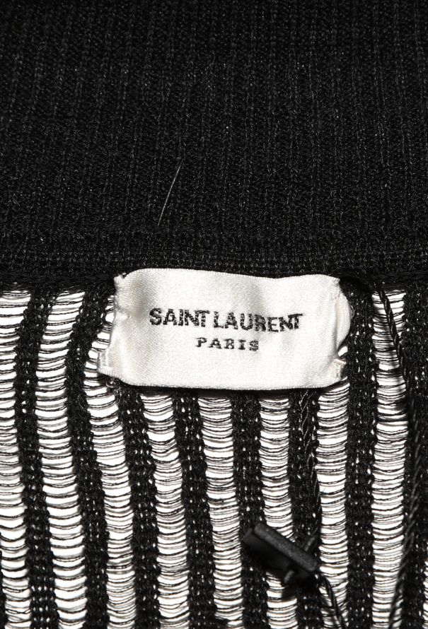 Saint Laurent Resort 2022 Ribbed Silk Top - 6