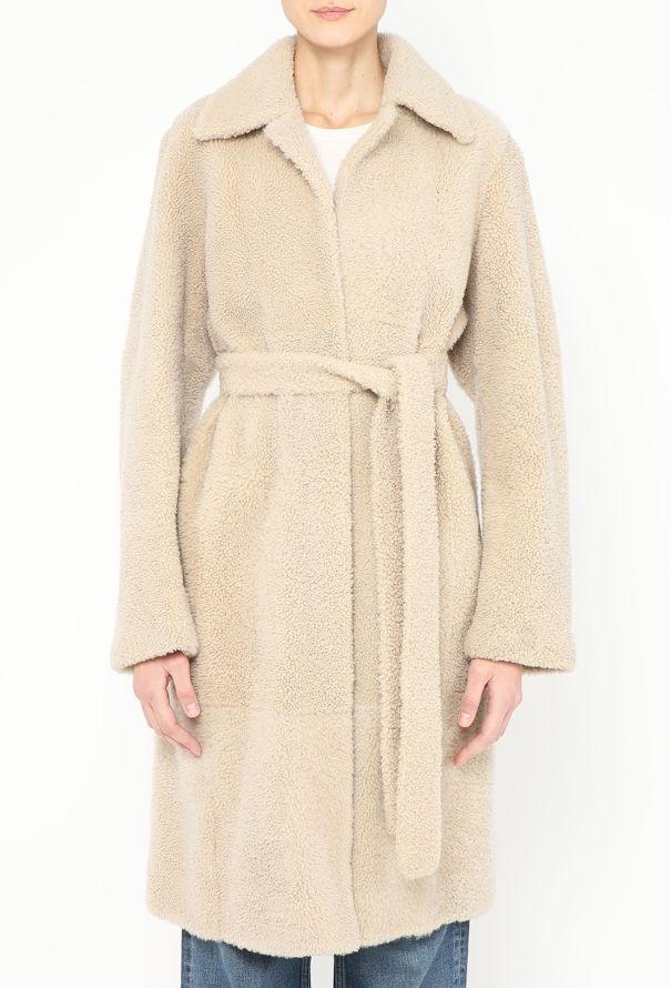 Céline Teddy Shearling Belted Coat - 3 Céline Teddy Shearling Belted Coat - 3