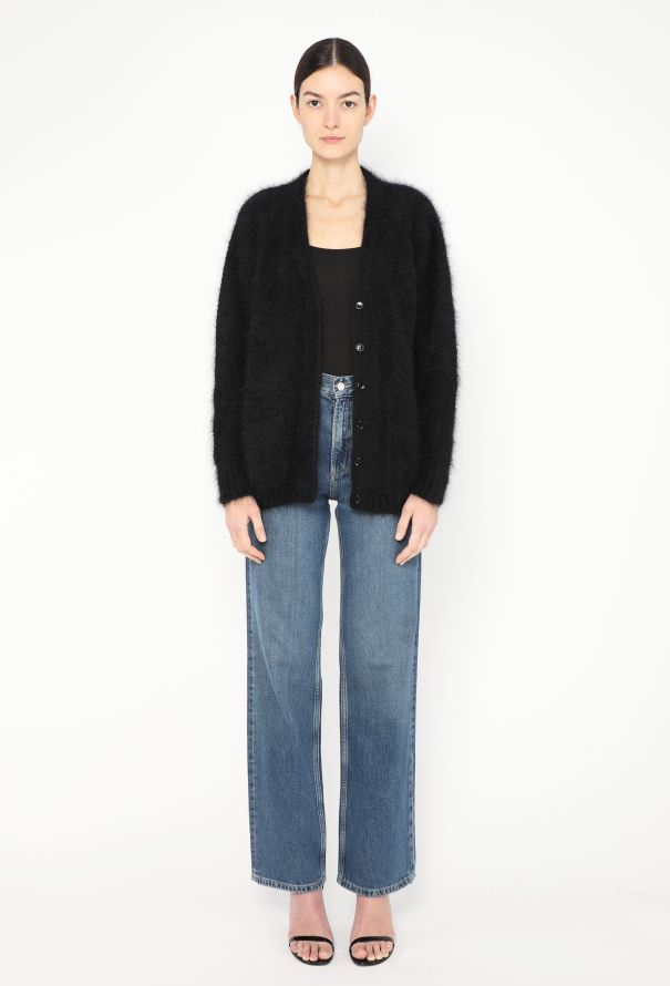 【2plan】Saint Angora V cardigan Por Angora V-neck Cardigan - 2PLAN | 60% - Asian Fashion