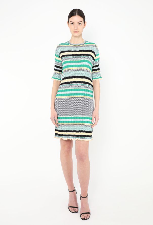 Céline Resort 2015 Ribbed Chevron Dress - 4 Céline Resort 2015 Ribbed Chevron Dress - 4