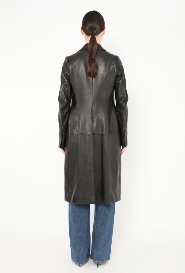 Ann Demeulemeester F/W 2023 Nomie Lambskin Coat - 5