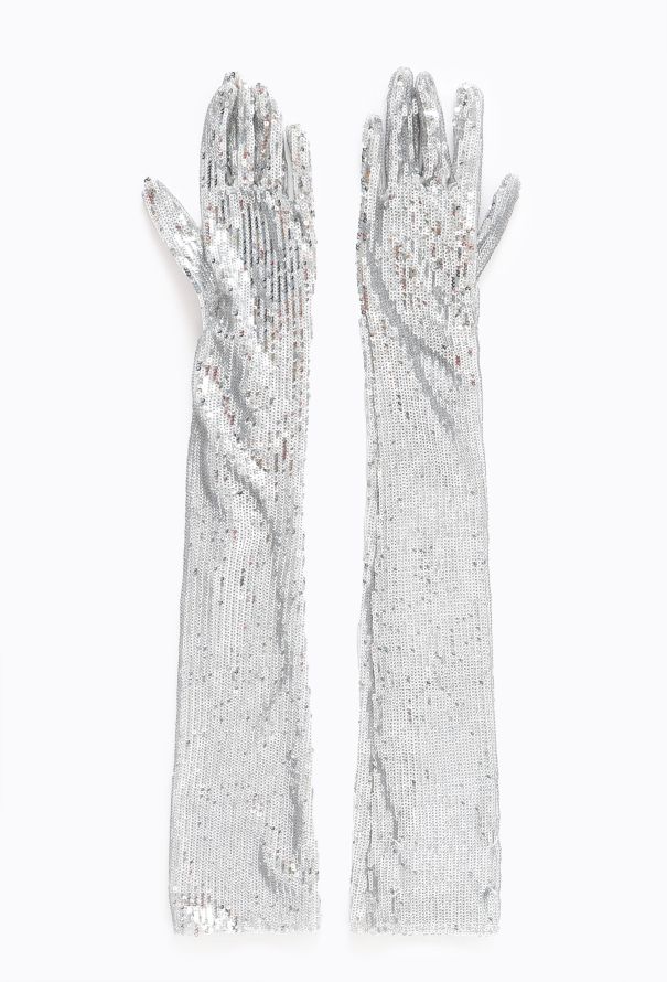 Maison Margiela Resort 2022 Sequin Elbow Gloves - 4 Maison Margiela Resort 2022 Sequin Elbow Gloves - 4