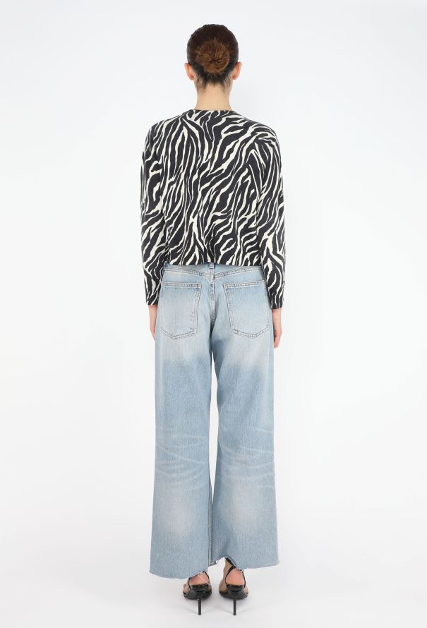 Céline Tiger Print Knit Top - 3