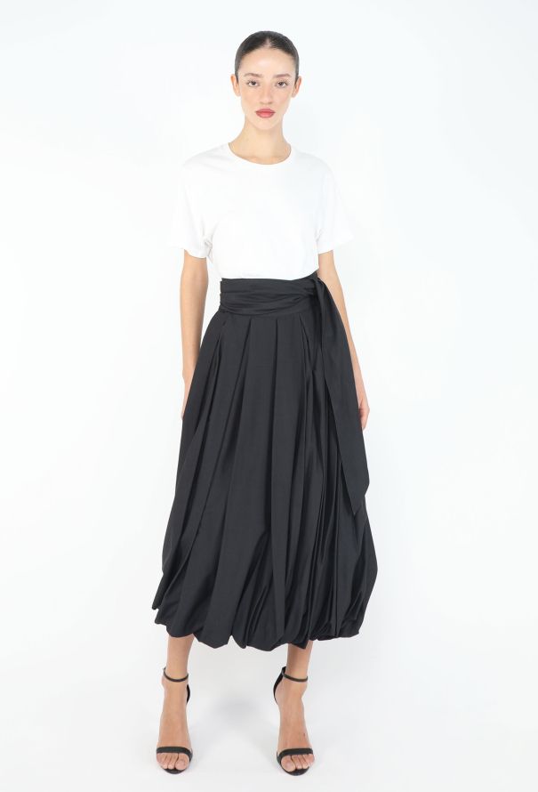 Romeo Gigli Collector S/S 1987 Draped Bubble Skirt - 3