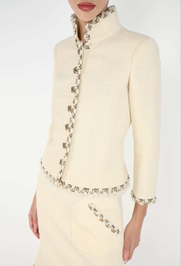 Chanel Pre-Fall 2011 Paris-Byzance Tweed Gripoix Ensemble - 6