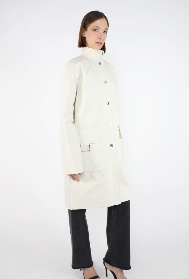 Hermès S/S 2020 Gabardine Car Coat - 7