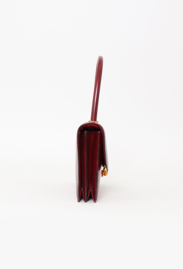 Hermès '70s Rouge H Box Escale Top Handle Bag - 4 Hermès '70s Rouge H Box Escale Top Handle Bag - 4