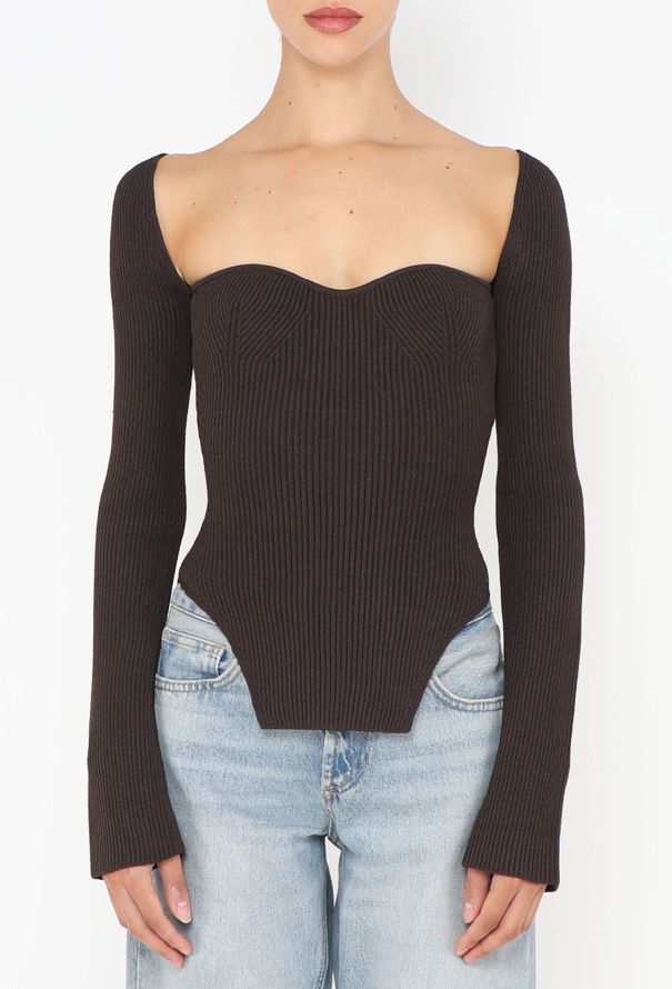 Khaite 2020 Maddy Ribbed Top - 1
