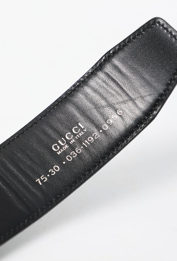 Gucci Patent Leather 'G' Belt, 1990s - 5