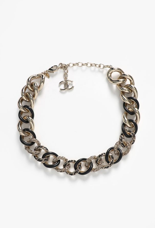 Chanel S/S 2020 Chainlink Choker Necklace - 1