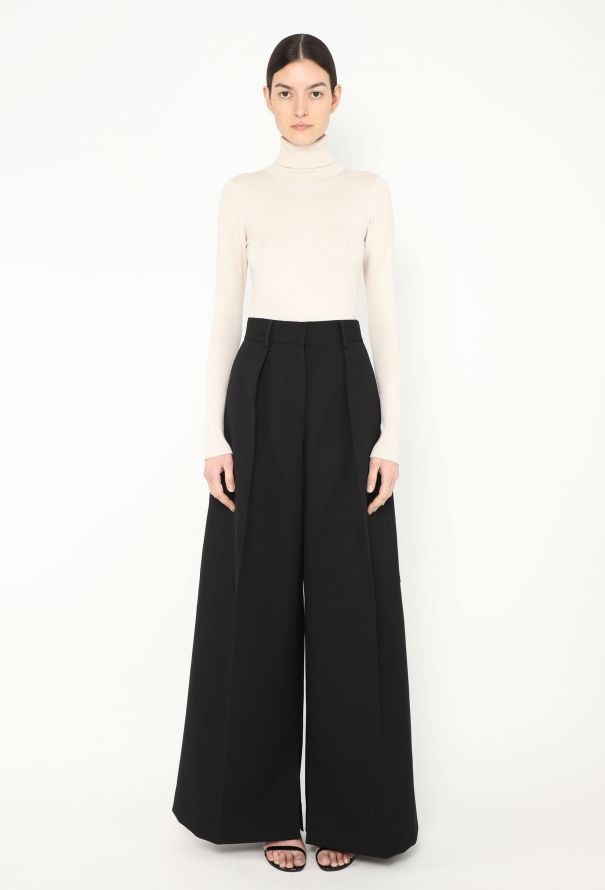 Jil Sander 2024 Pleated Wide-Leg Trousers - 1