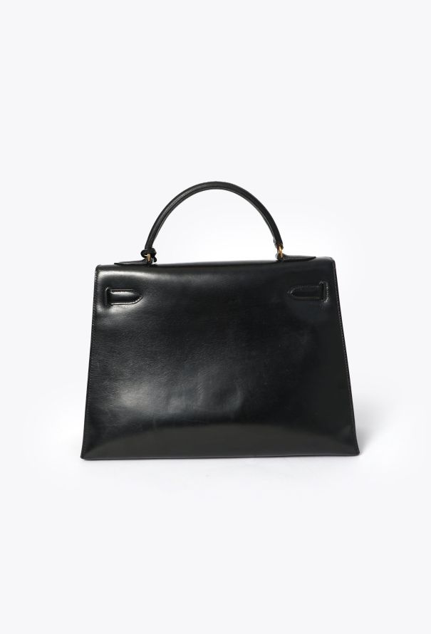 Hermès Vintage Black Box Kelly Sellier 32 - 6