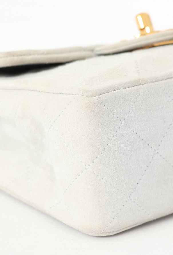 Chanel Suede Mini Square Timeless Bag - 8