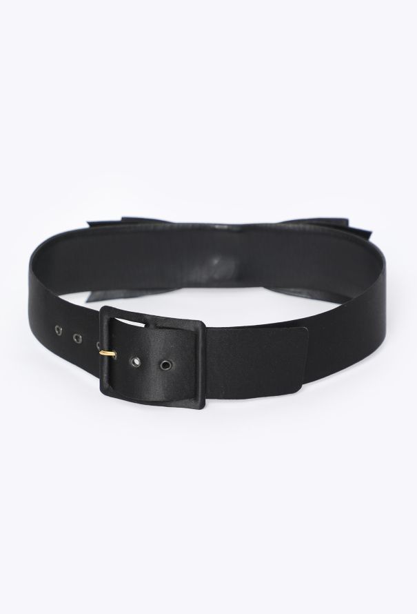 Chanel F/W 1995 Satin Bow Belt - 3