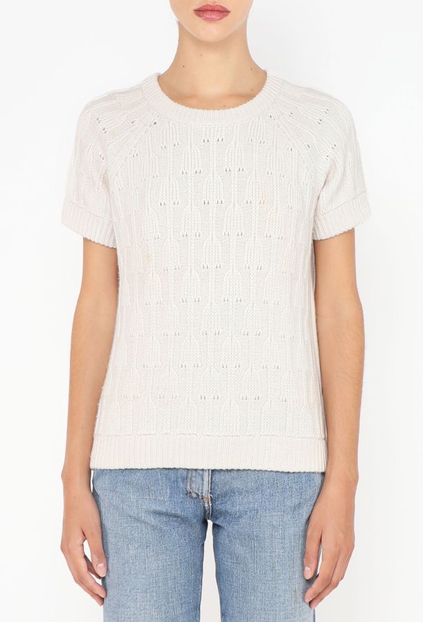 Hermès Cashmere Cableknit Top - 1 Hermès Cashmere Cableknit Top - 1
