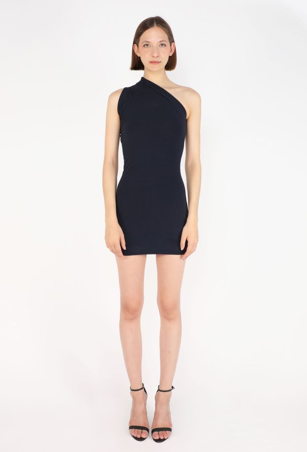 Romeo Gigli One-Shoulder Bodycon Dress, 1970s - 1