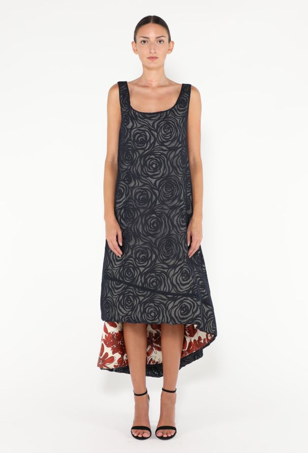 Comme des Garçons RARE F/W 1996 Asymmetrical Rose Dress - 3