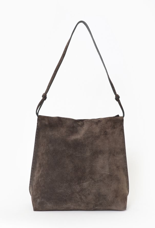 Green Suede Shoulder Bag | Authentic & Vintage | ReSee