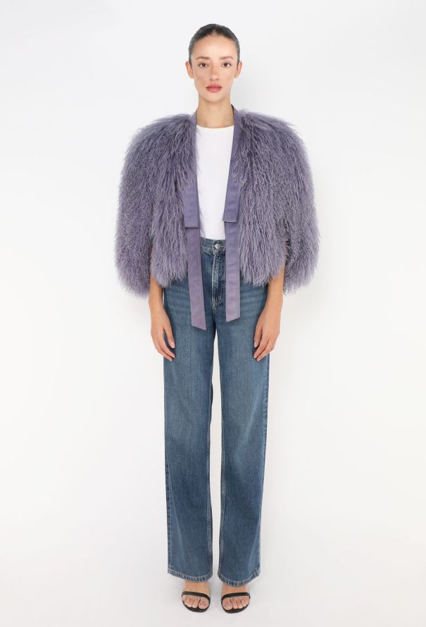 Gucci F/W 2005 Mongolian Shearling Bolero - 3