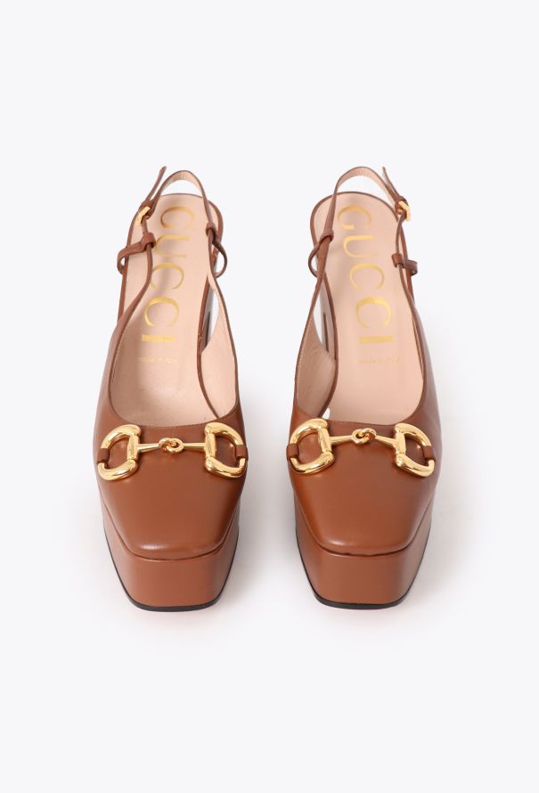 Gucci 2024 Horsebit Platform Slingbacks - 2 Gucci 2024 Horsebit Platform Slingbacks - 2