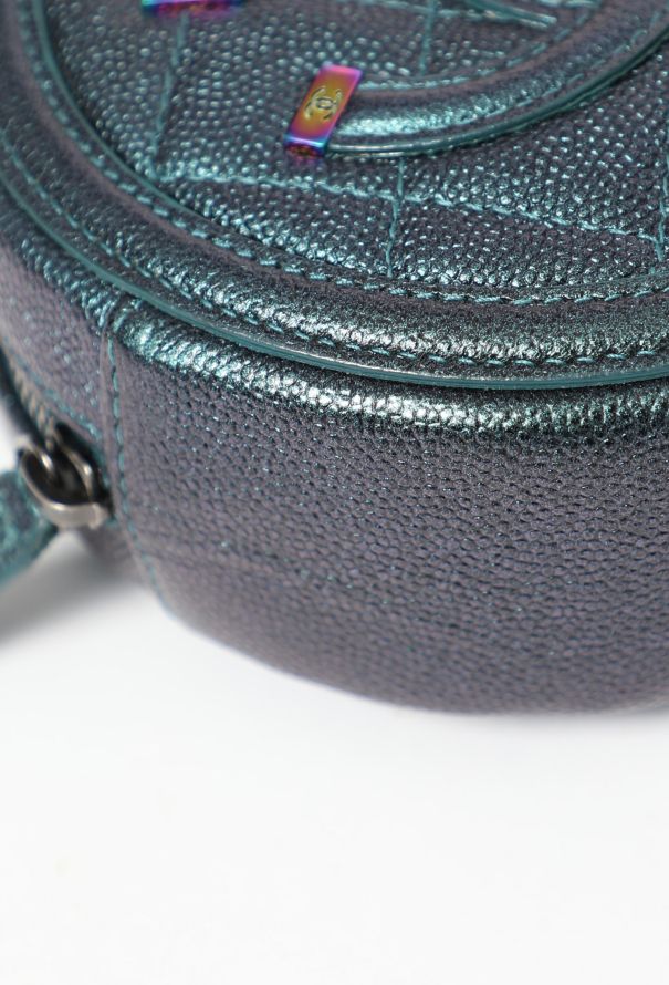 Chanel Filigree Caviar Quilted Round Clutch - 9 Chanel Filigree Caviar Quilted Round Clutch - 9