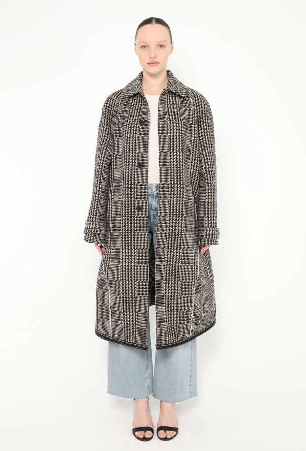 Balenciaga Pre-Fall 2018 Houndstooth Coat - 2 Balenciaga Pre-Fall 2018 Houndstooth Coat - 2