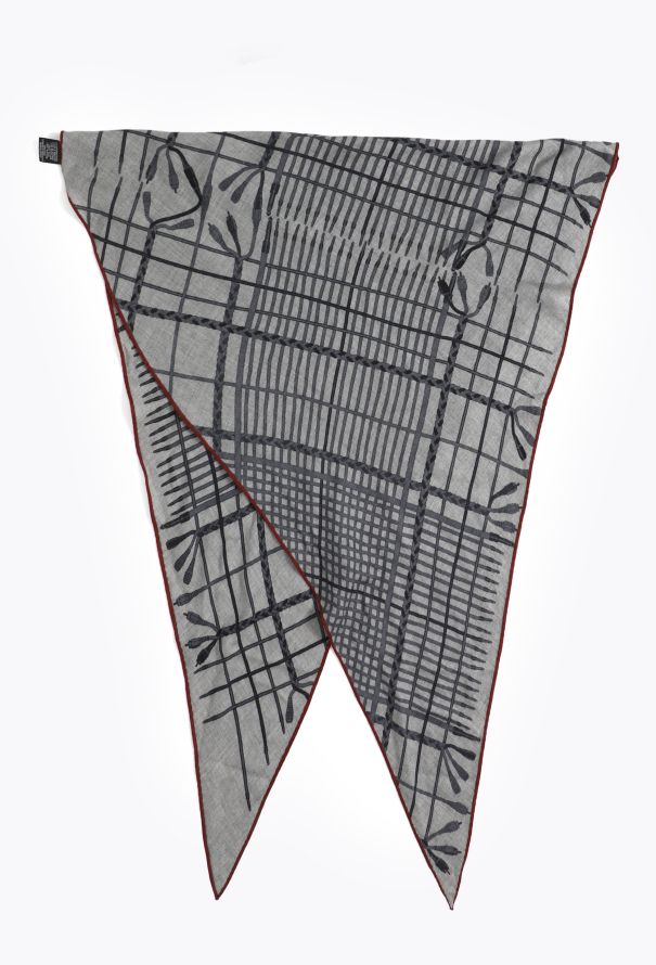 Hermès Cashmere Large Losange Scarf - 2