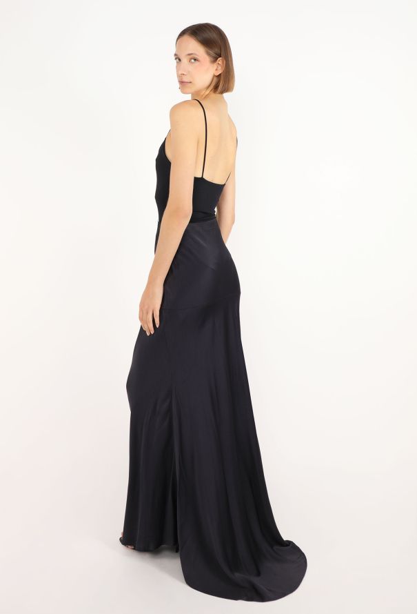 Lanvin Charmeuse Bias-Cut Skirt - 2